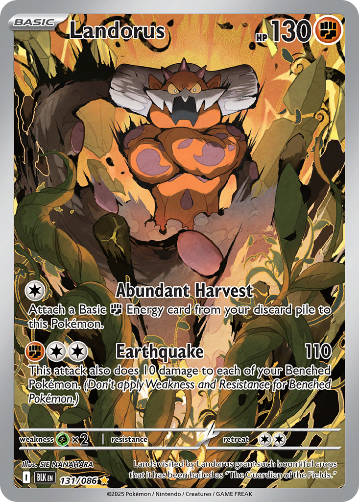 Landorus — Black Bolt #131 / 86