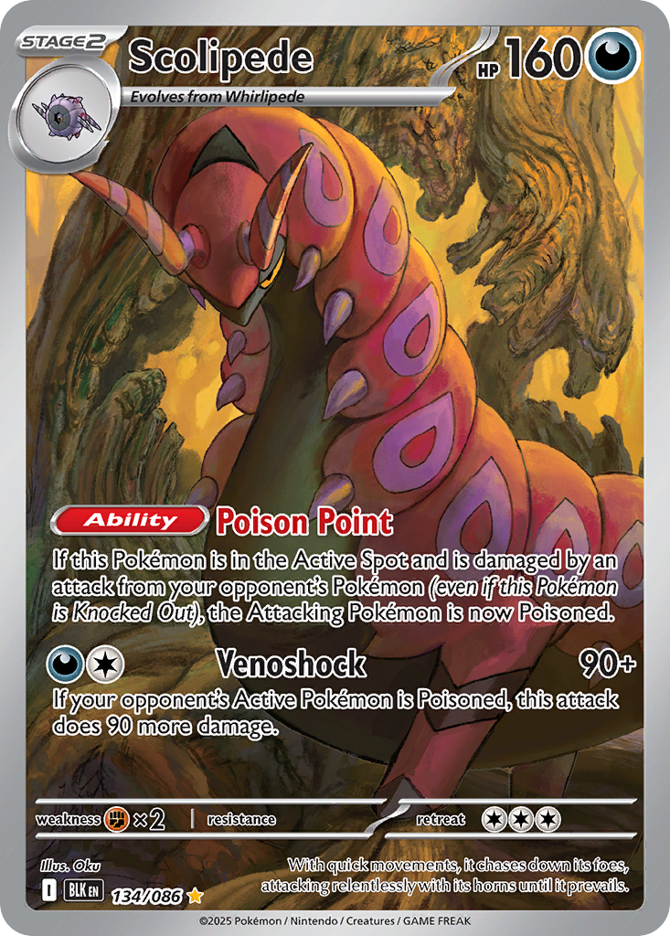 Scolipede — Black Bolt #134 / 86