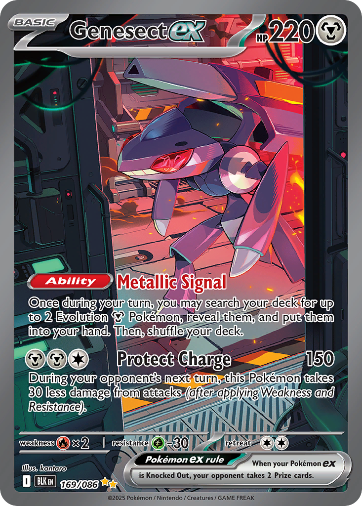 Genesect ex — Black Bolt #169 / 86