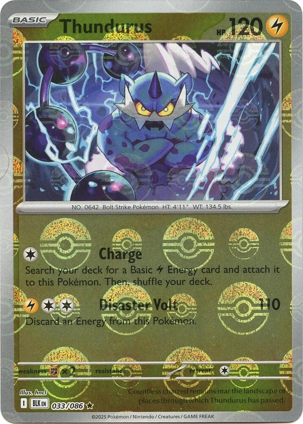 Thundurus — Black Bolt #033 / 86