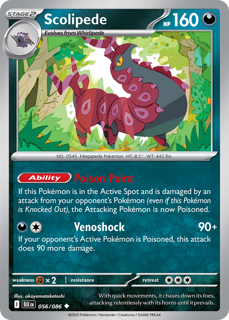 Scolipede — Black Bolt #056 / 86